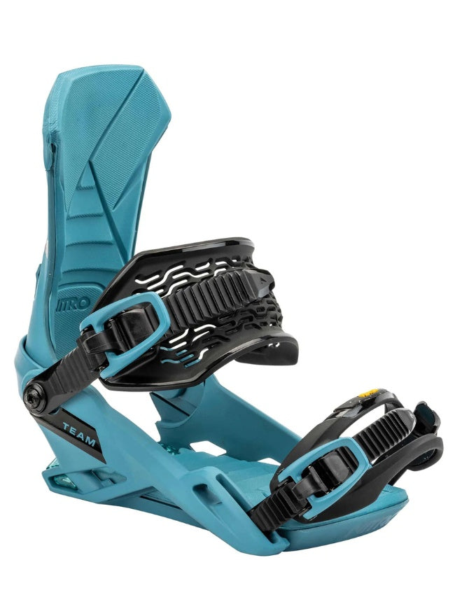 Nitro Men's Team Snowboard Binding 2025 | Turquoise