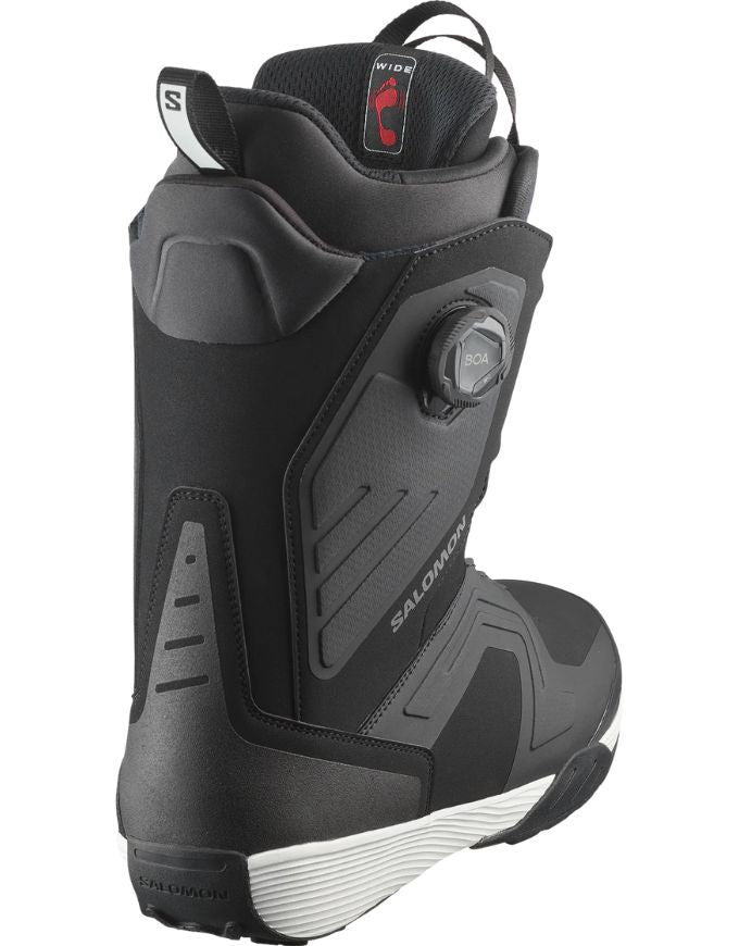 Salomon Dialogue Dual Boa Wide Snowboard Boot 2026 | Black