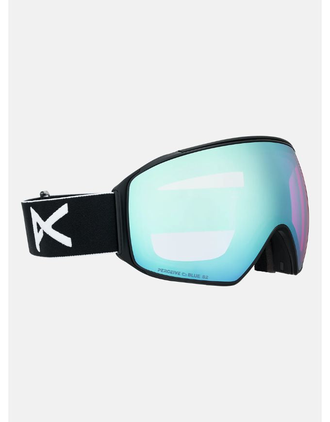 Anon M4 Cylindrical Goggle 2026 | Black / Perceive Variable Blue