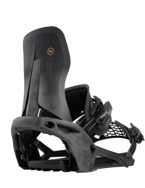 Nidecker Supermatic Carbon Snowboard Binding 2026 | Black