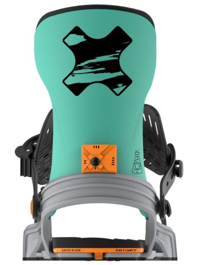 Bent Metal Axtion Men's Snowboard Binding 2026 | Grey/Green