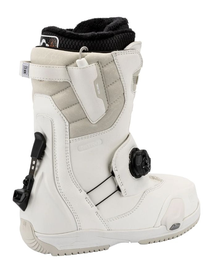 Nitro Cave TLS Step On Women's Snowboard Boots 2026 | White