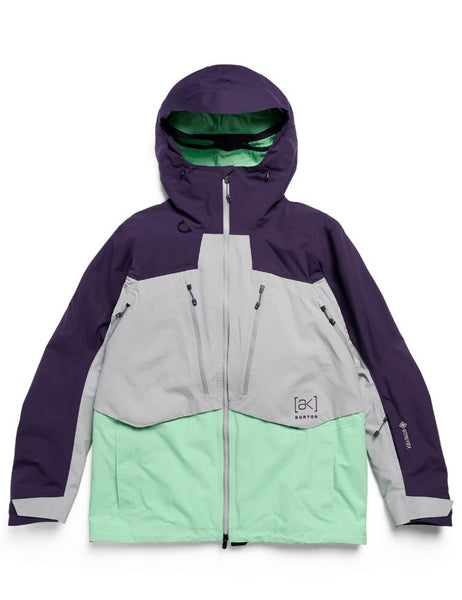 Burton [ak] Swash Synthetic Insulated GORE-TEX 2L Men's Jacket 2027 | Nightshade Purple/Apparition Gray/Green Voltage