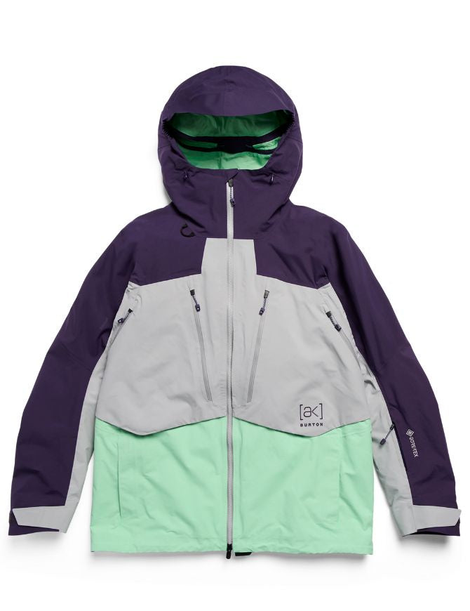 Burton [ak] Swash Synthetic Insulated GORE-TEX 2L Men's Jacket 2027 | Nightshade Purple/Apparition Gray/Green Voltage