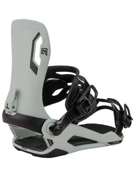Nitro Talent Unisex Snowboard Binding | Neutral Gray