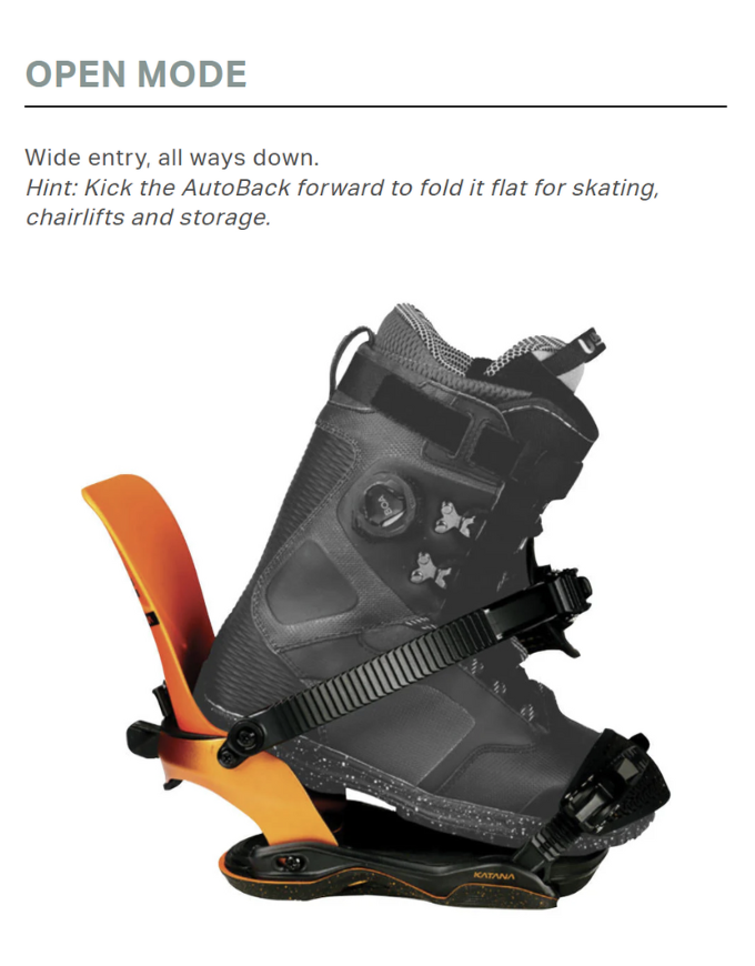 Rome AW Katana FASE Snowboard Binding 2027 | Stealth Black