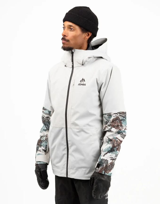 Jones MTN Surf Recycled Men's Jacket 2026 | Smoke Gray