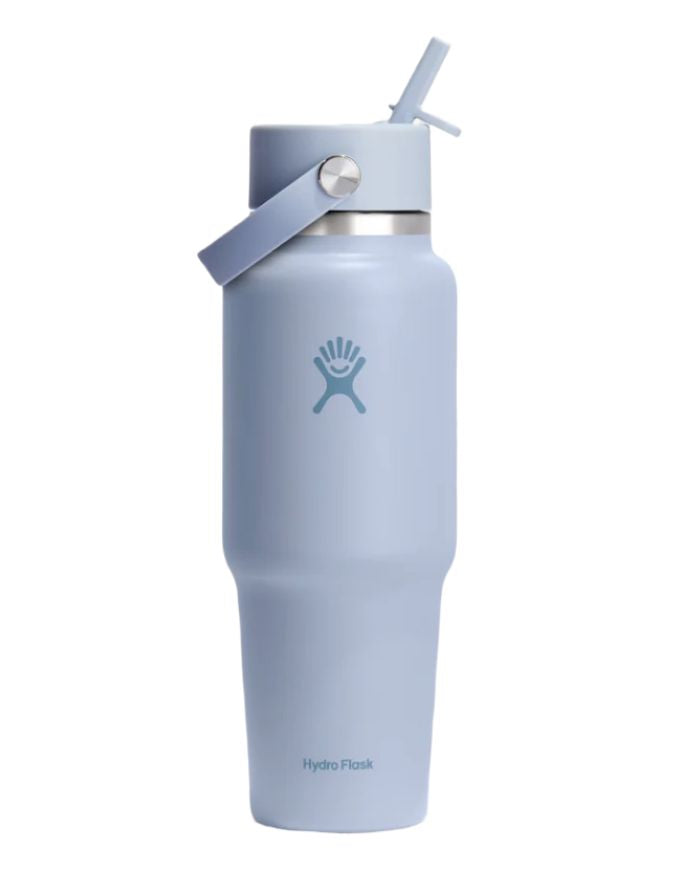 Hydro Flask 32oz Wide Flex Straw Travel | Surf Blue