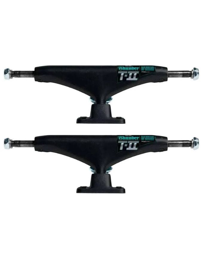 Thunder Hi T-II Matte Black Trucks | 148 (Pair)"
