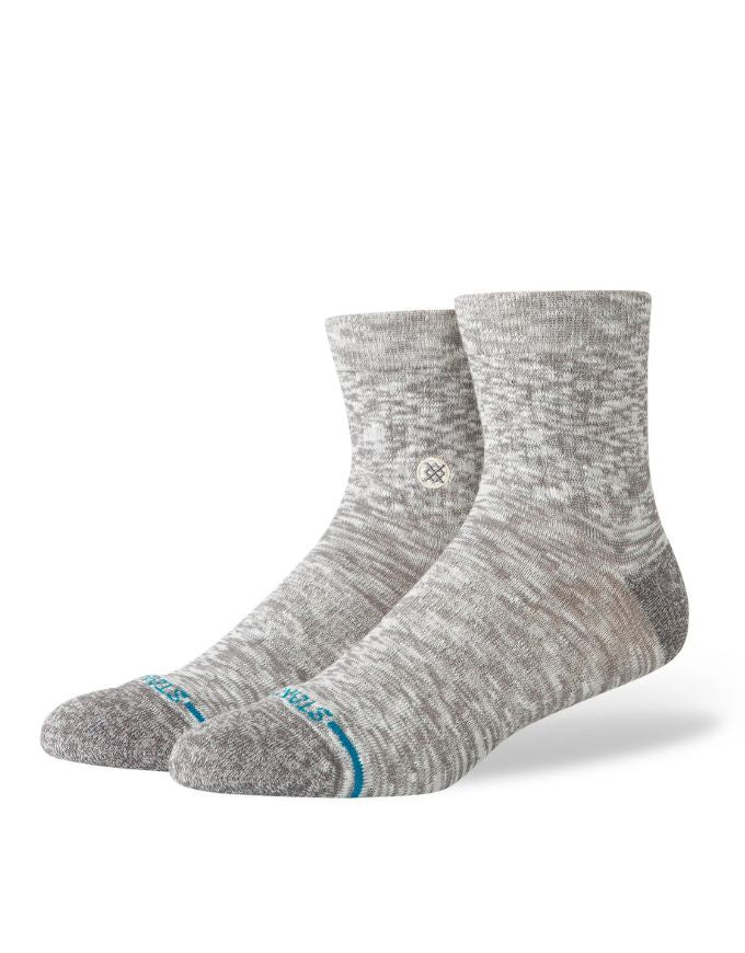 Stance Slub Quarter Sock | Grey