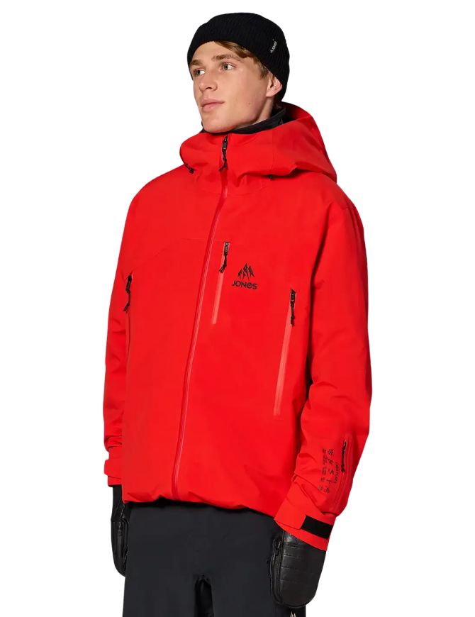 Jones Men's Further 3L Stretch Jacket 2027 | Lava Red