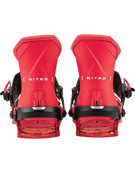 Nitro Team Mens Snowboard Binding 2026 | Vivid Red
