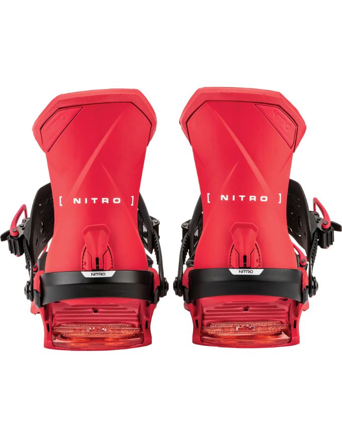 Nitro Team Mens Snowboard Binding 2026 | Vivid Red