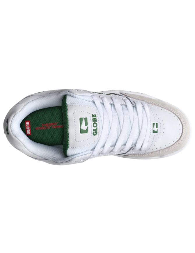 Globe Tilt Shoe | White/Green