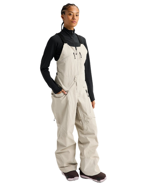 Burton [ak] GORE-TEX Cyclic Women's Bib Pant 2027 | Chinchilla Gray