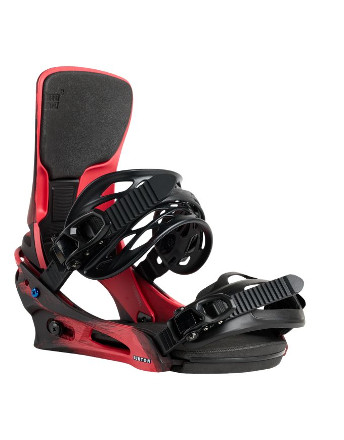 Burton Men's Cartel X Snowboard Binding 2026 | Black/Red