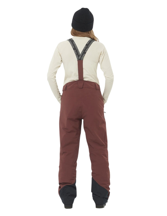 Salomon Brilliant Women's Snowboard Pant 2025 | Rum Raisin