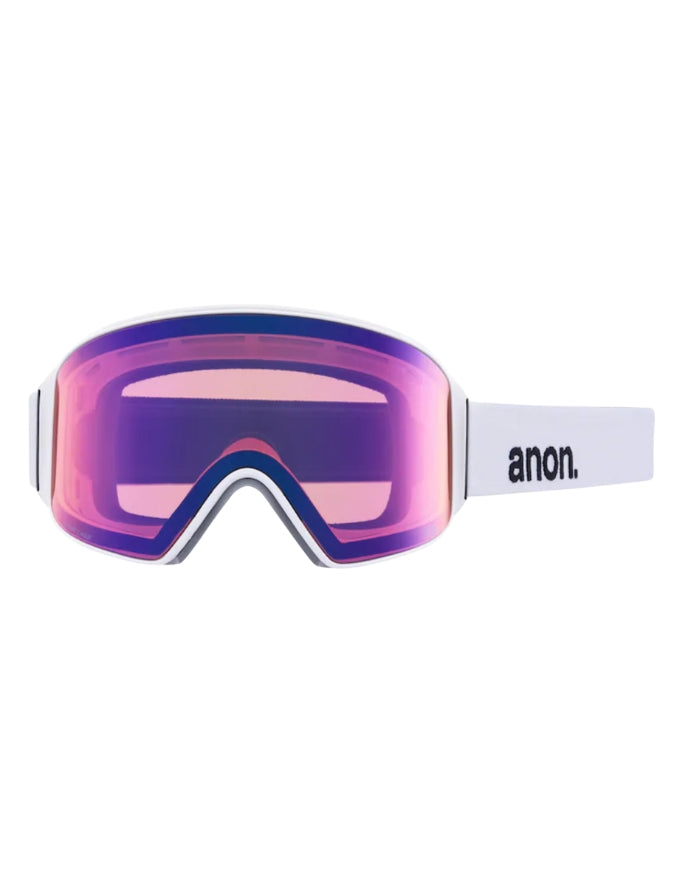 Anon M4 Cylindrical Goggle Low Bridge 2026 | White / Sunny Onyx