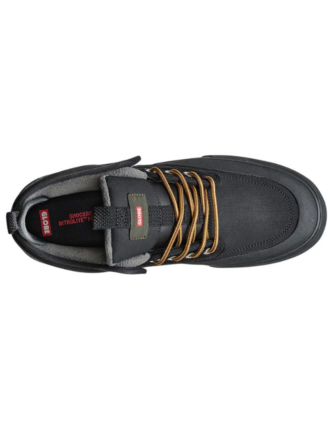 Globe Motley Mid Shoe | Black/Gunmetal/Trek