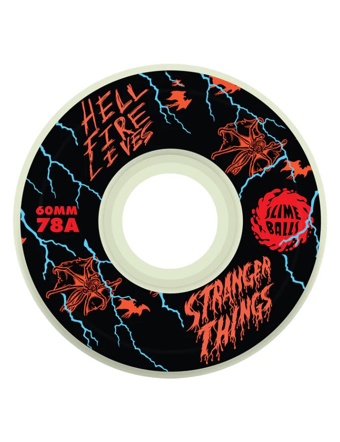 Santa Cruz X Stranger Things Slimeballs 60mm/78a | GITD