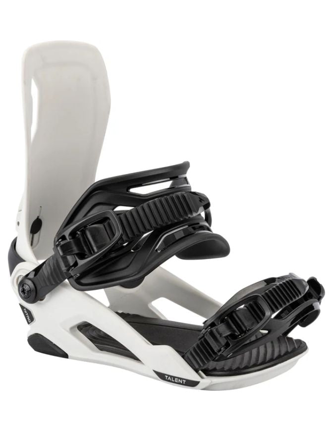 Nitro Talent Unisex Snowboard Binding | Neutral Gray