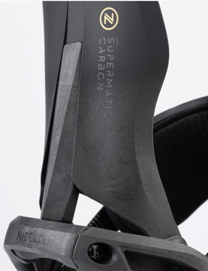 Nidecker Supermatic Carbon Snowboard Binding 2026 | Black