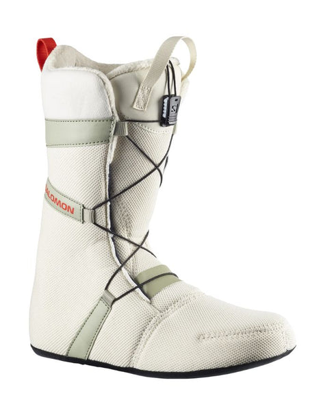 Salomon Ivy Boa SJ Snowboard Boot 2026 | Tea/Almond Milk/Fiery Red