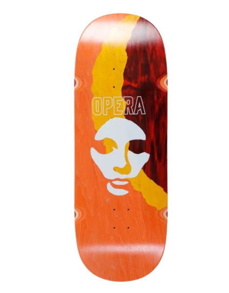 スケートボード OPERA SKATEBOARD DECK FACE 12inch Opera Triple Torn Mask Skateboard Deck Red/Orange/Yellow | 11
