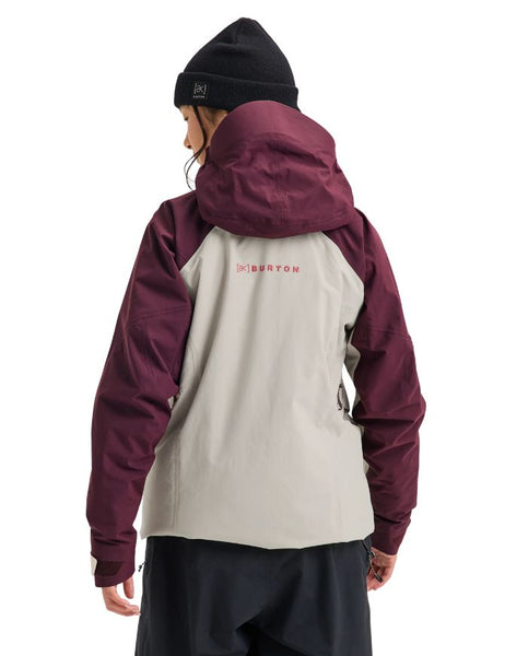 Burton [ak] Swash Synthetic Insulated GORE-TEX 2L Women's Jacket 2027 | Rum Raisin/Chinchilla Gray