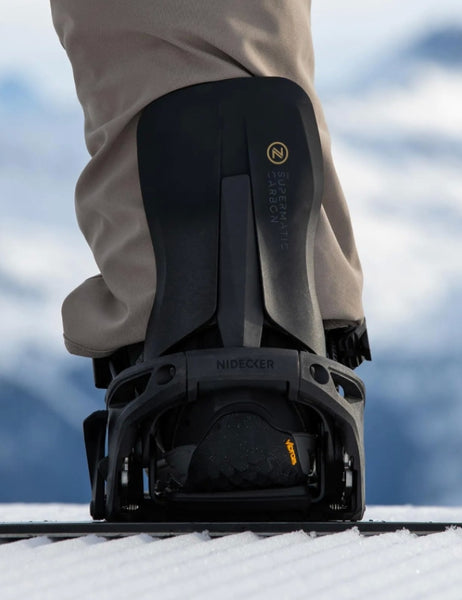 Nidecker Supermatic Carbon Snowboard Binding 2026 | Black
