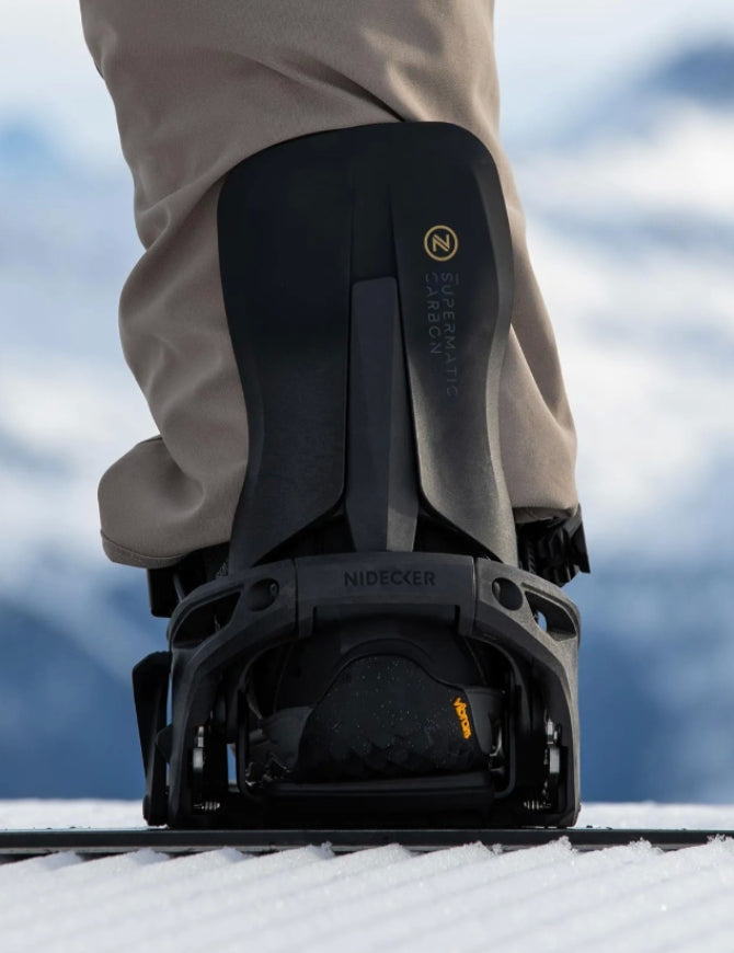Nidecker Supermatic Carbon Snowboard Binding 2026 | Black