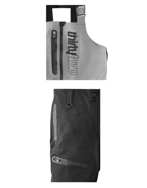 ThirtyTwo TM-3 Recycled Men's Bib 2026 | Black/Grey