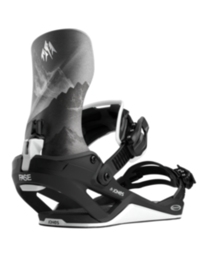 Jones Mercury FASE Snowboard Binding 2027  | MTN Black/Silver
