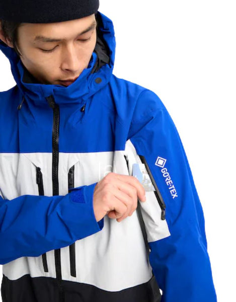 Burton [ak] Swash GORE-TEX Men's Jacket 2026 | Jake Blue / Gray Cloud / True Black