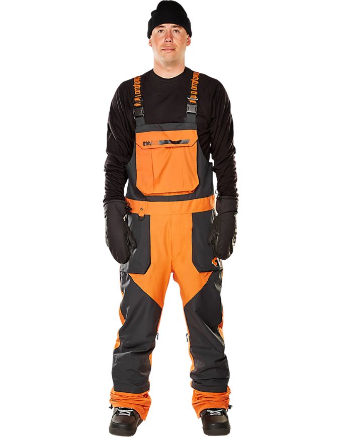 ThirtyTwo Men's Basement Bib 2026 | Black/Orange