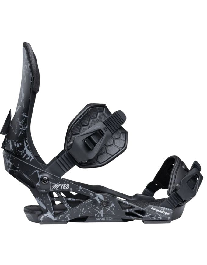 Yes Airmaster Snowboard Binding 2026 | Splatter Grey