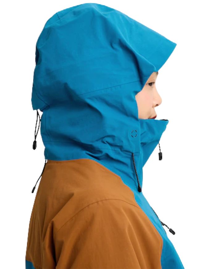 Womens Burton [ak] GORE-TEX Embark 2L Jacket 2026 | Blue Teal / Chestnut Brown