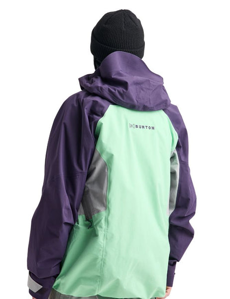 Burton [ak] Swash Synthetic Insulated GORE-TEX 2L Men's Jacket 2027 | Nightshade Purple/Apparition Gray/Green Voltage