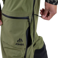 Jones MTN Surf Recycled Men's Bib 2026 | Stealth Black