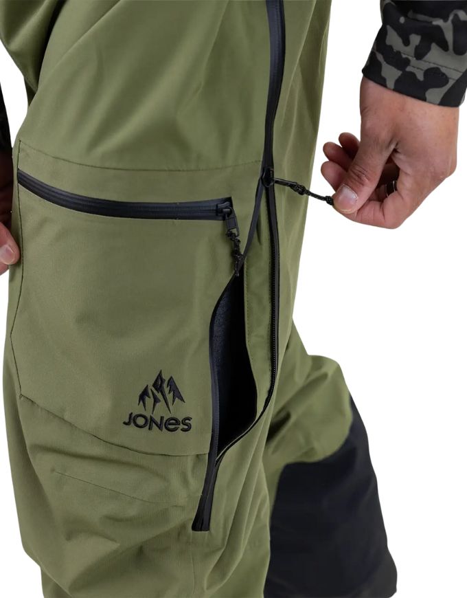 Jones MTN Surf Recycled Men's Bib 2026 | Stealth Black