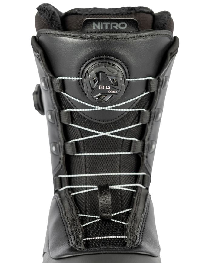 Nitro Crown Boa Women's Snowboard Boots 2026 | Black