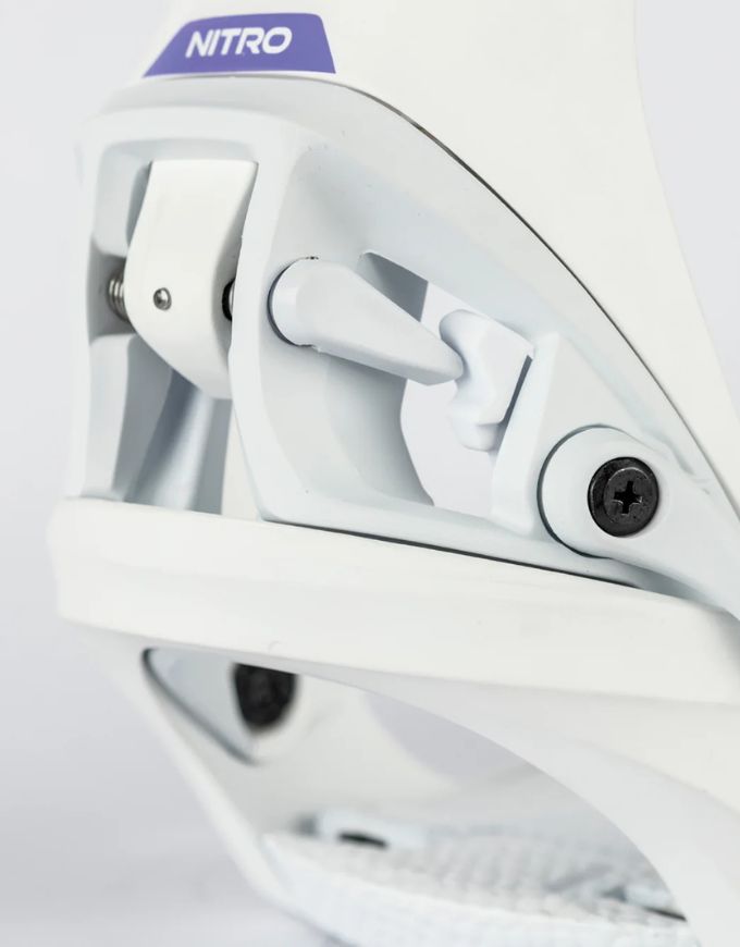 Nitro Step On Women's Snowboard Bindings 2026 | White