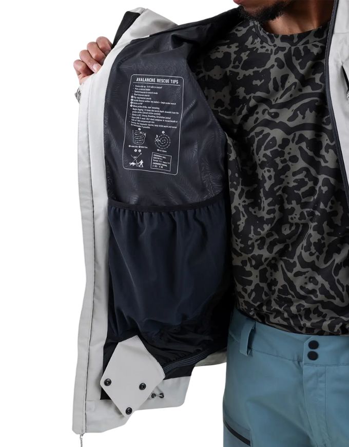Jones MTN Surf Recycled Men's Jacket 2026 | Smoke Gray