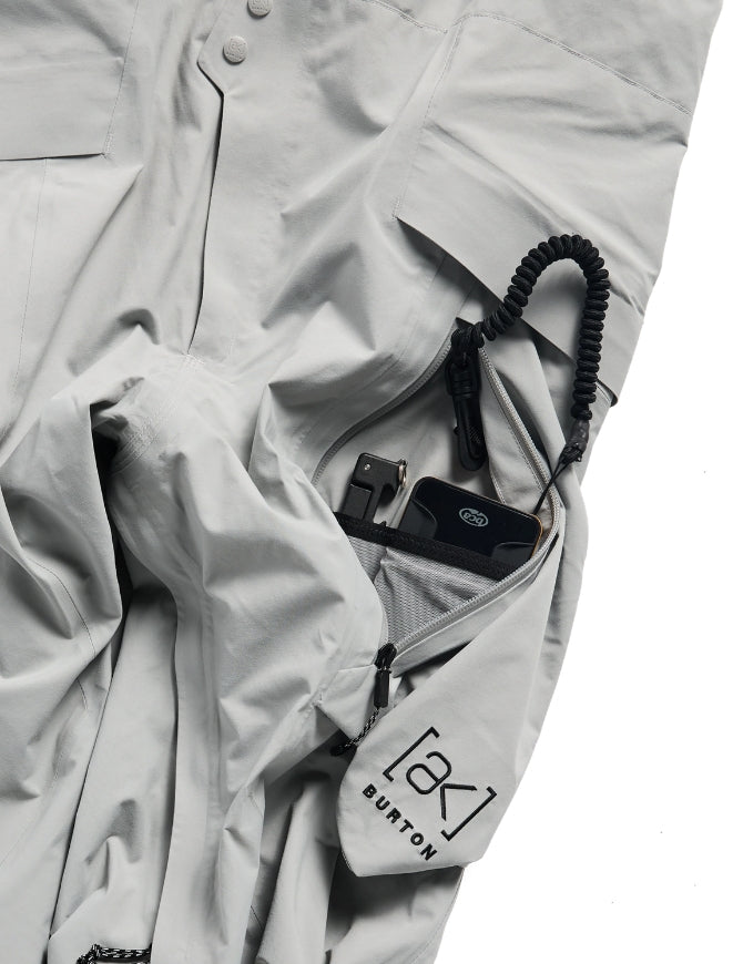 Burton [ak] GORE-TEX Cyclic Bib Pant 2027 | Apparition Gray
