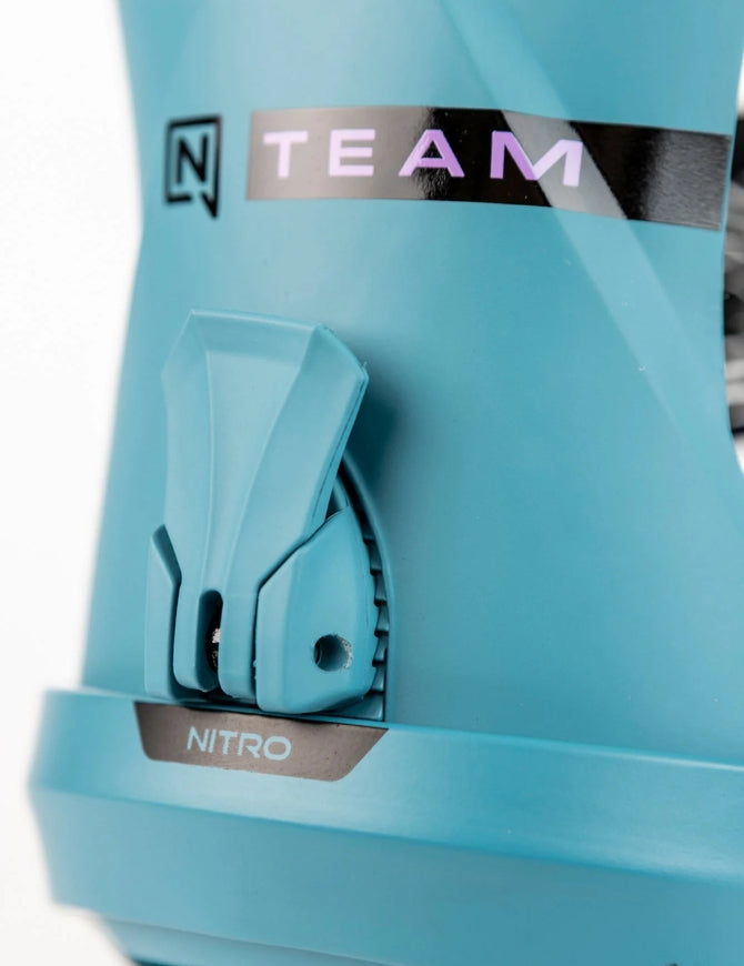 Nitro Men's Team Snowboard Binding 2025 | Turquoise