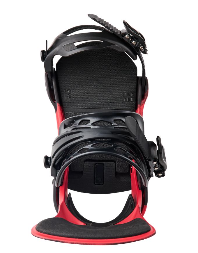 Burton Men's Cartel X Snowboard Binding 2026 | Black/Red