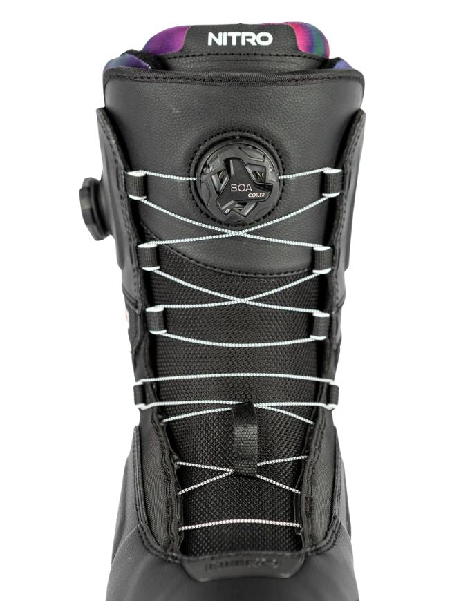 Nitro Team Boa Men's Snowboard Boots 2026 | Black-Tie Dye