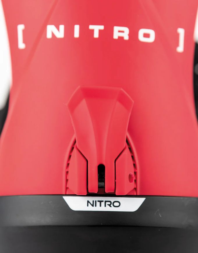 Nitro Team Mens Snowboard Binding 2026 | Vivid Red
