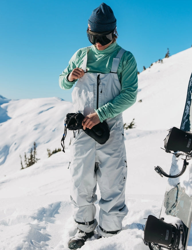 Burton Reserve GORE-TEX 2L Men's Bib Pant 2027 | Gray Cloud
