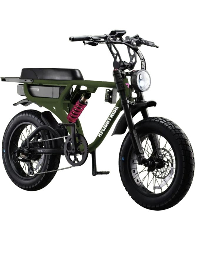 Flightrisk FR555X Street Legal Electric Bike | Olive